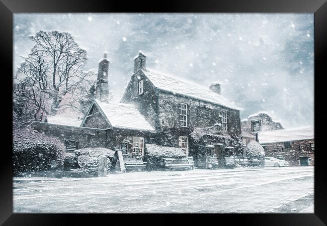 The Rockingham Arms Pub Framed Print by Apollo Aerial Photography