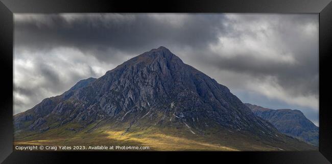 Buachaille Etive Mor Glencoe Scotland. Framed Print by Craig Yates