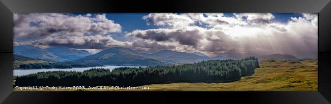 Loch Tulla Viewpoint Framed Print by Craig Yates