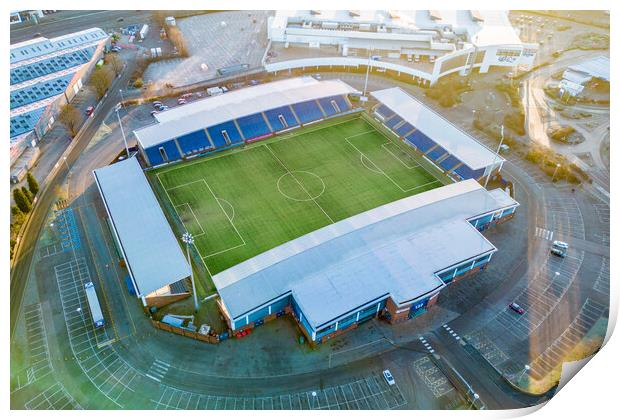 The Technique Stadium Print by Apollo Aerial Photography