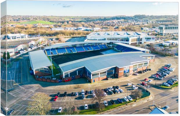 The Technique Stadium Canvas Print by Apollo Aerial Photography