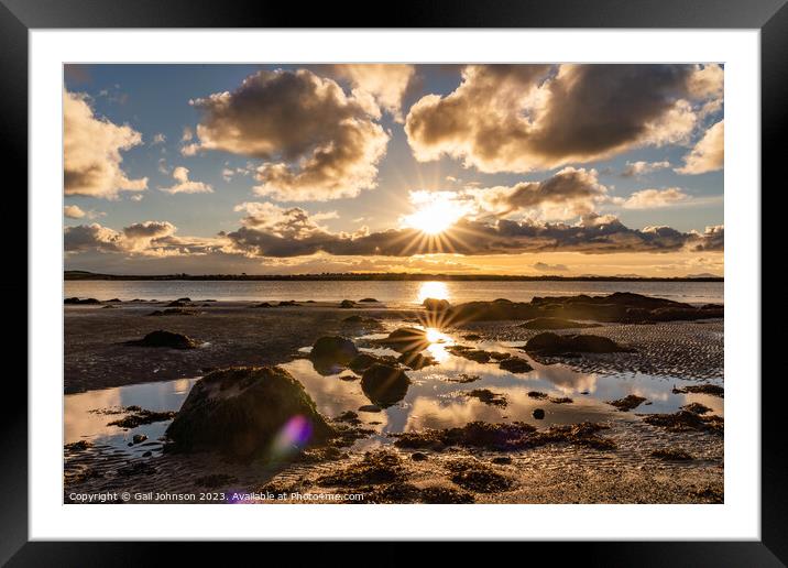 Early morning walk at Penrhos Nature park Islae of Angelsey  Framed Mounted Print by Gail Johnson