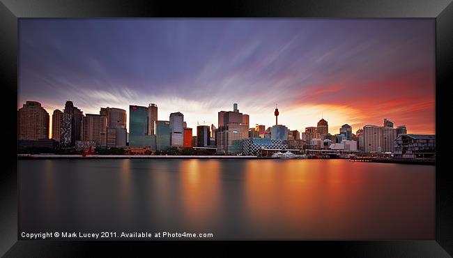 Only Three Minutes Framed Print by Mark Lucey