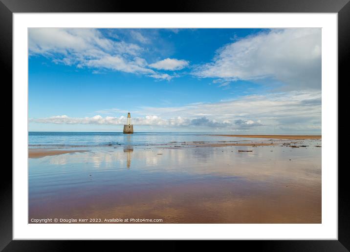 Rattray Head Lighthouse Framed Mounted Print by Douglas Kerr