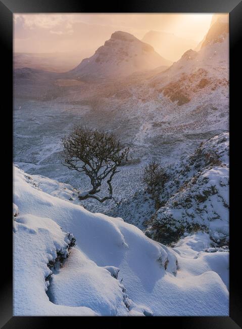 Winter Skye Framed Print by John Finney