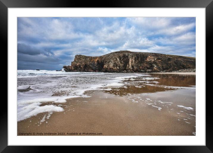 Hebrides Dalmore Beach Framed Mounted Print by Andy Anderson