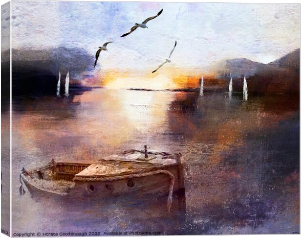 Still afloat  Canvas Print by Horace Goodenough