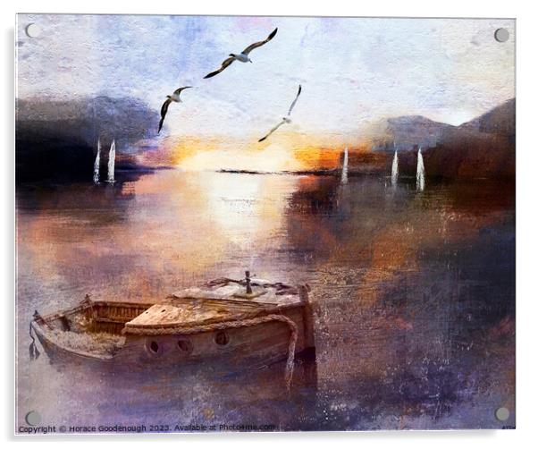 Still afloat  Acrylic by Horace Goodenough