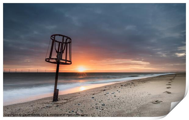 Majestic Norfolk Sunrise Print by David Powley