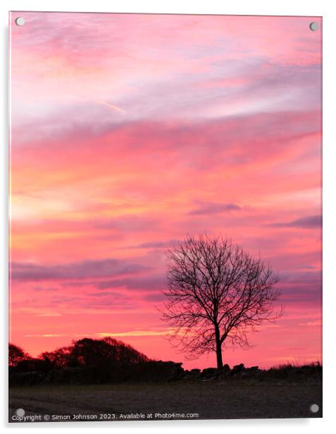 Sky cloud Acrylic by Simon Johnson