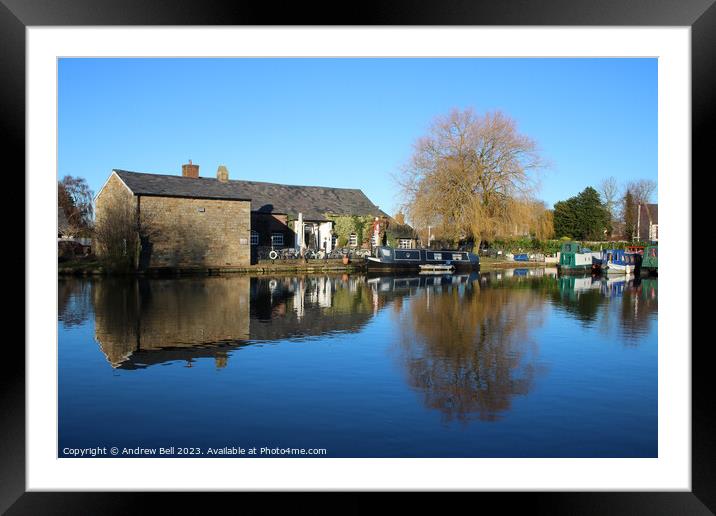 Th'Owd Tithe Barn Framed Mounted Print by Andrew Bell