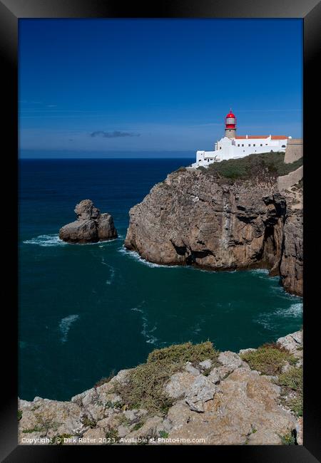 Lighthouse at Cape St. Vincent Framed Print by Dirk Rüter