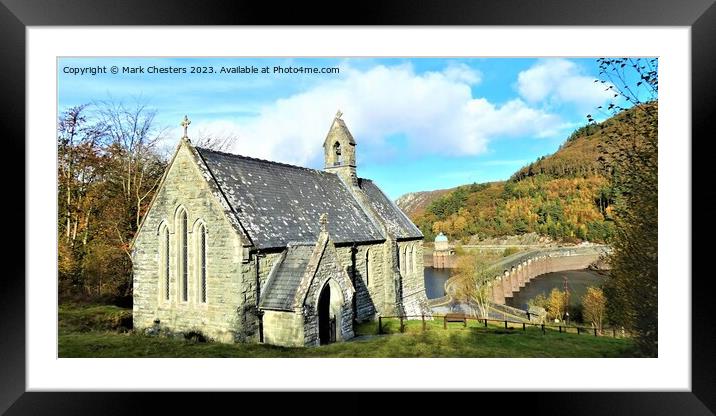 Serene Haven in the Welsh Countryside Framed Mounted Print by Mark Chesters