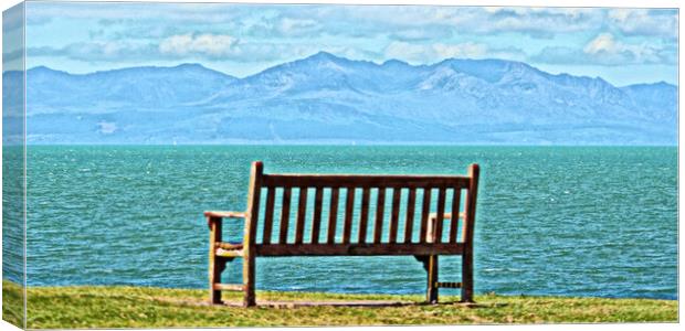 Ye can see Arran from here Canvas Print by Allan Durward Photography