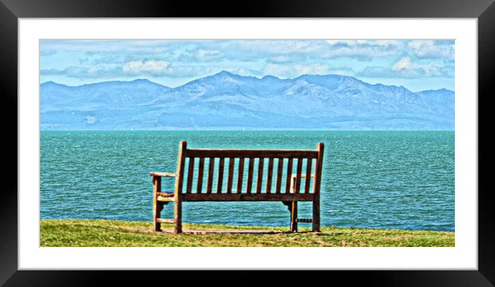 Ye can see Arran from here Framed Mounted Print by Allan Durward Photography