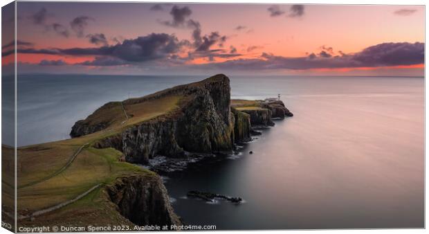 Neist Point Canvas Print by Duncan Spence