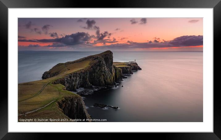 Neist Point Framed Mounted Print by Duncan Spence