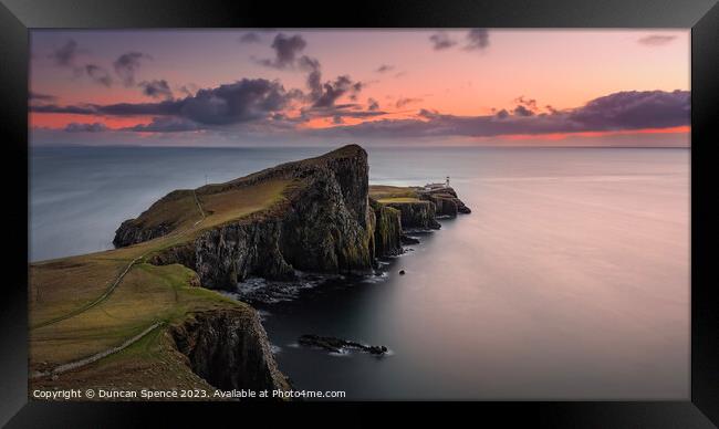 Neist Point Framed Print by Duncan Spence