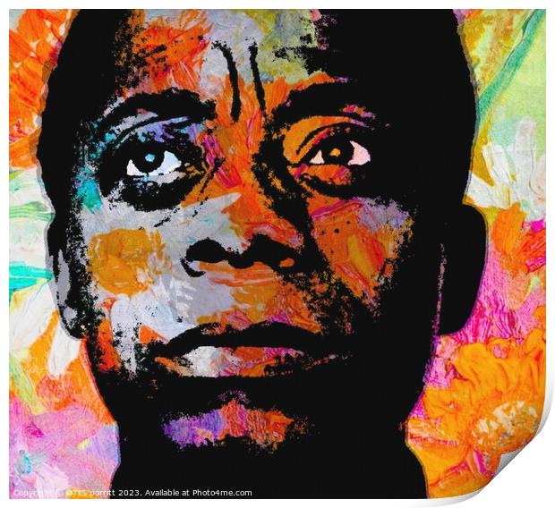 James Arthur Baldwin Print by OTIS PORRITT
