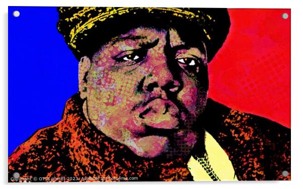 The Notorious B.I.G. Acrylic by OTIS PORRITT