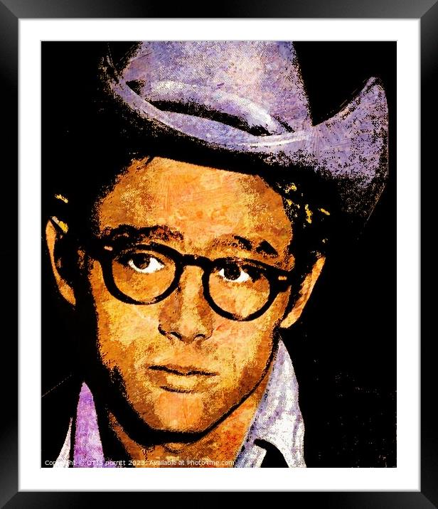 JAMES DEAN Framed Mounted Print by OTIS PORRITT