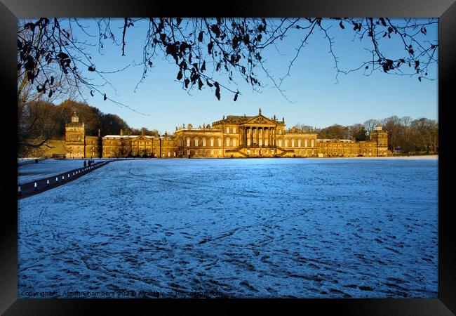 Wentworth Woodhouse  Framed Print by Alison Chambers