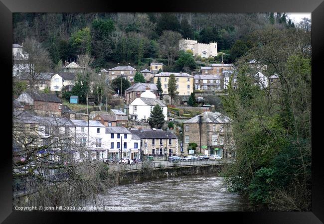 Matlock Bath, Derbyshire Framed Print by john hill