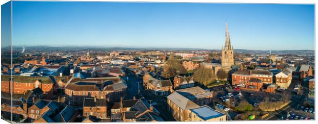 Chesterfield Skyline Canvas Print by Apollo Aerial Photography