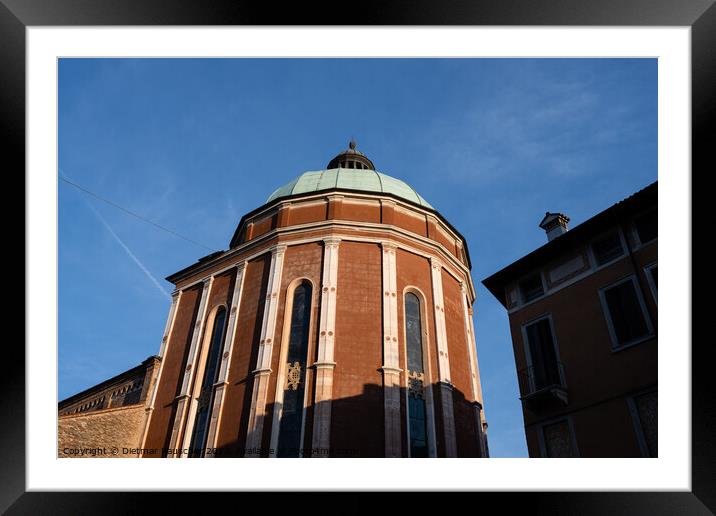 Vicenza Cathedral Apse with Cupola by Andrea Palla Framed Mounted Print by Dietmar Rauscher