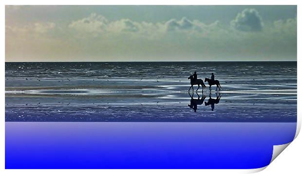 Camber canter Print by Sharon Lisa Clarke