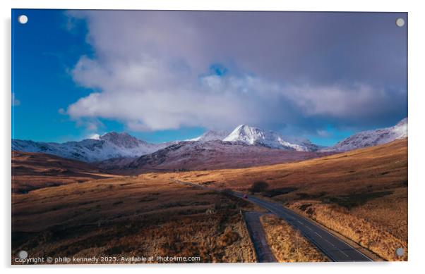 Snowdonia Acrylic by philip kennedy