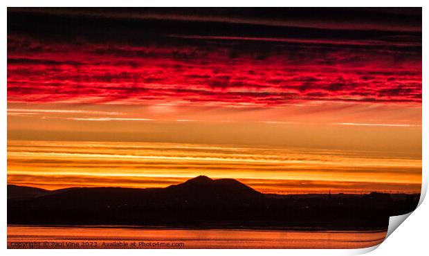Arthur's Seat Sunrise Print by Set Up, Shoots and Leaves