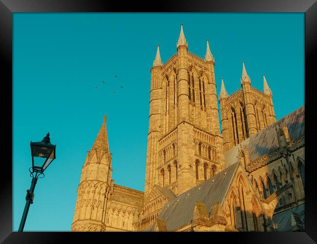 Lincoln Cathedral Framed Print by Andrew Scott