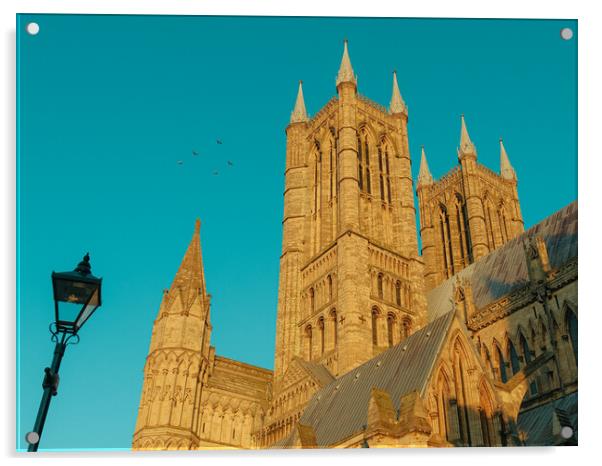 Lincoln Cathedral Acrylic by Andrew Scott