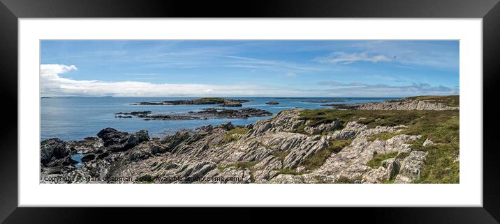 Ardskenish panorama, Colonsay Framed Mounted Print by Photimageon UK