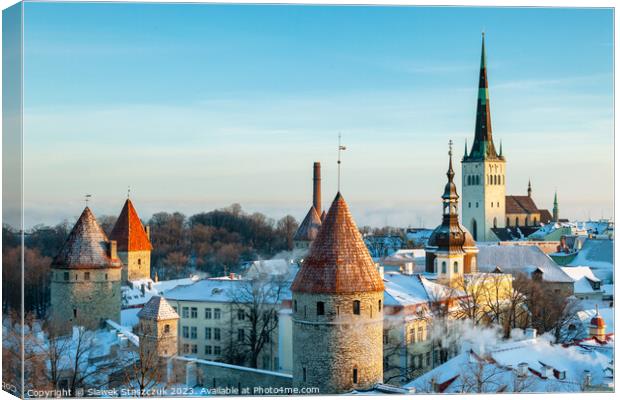 Tallinn Canvas Print by Slawek Staszczuk