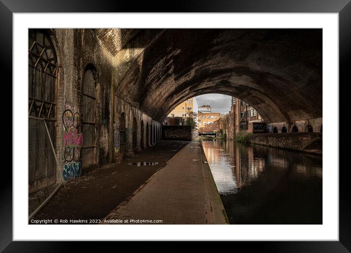 Snow Hill Canal Tunnel  Framed Mounted Print by Rob Hawkins