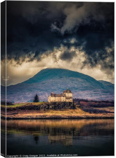 Duart Castle - Isle of Mull Canvas Print by Craig Doogan