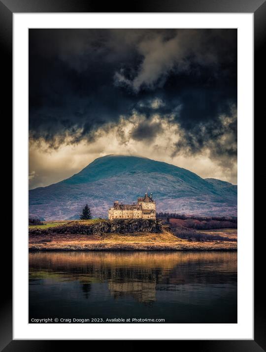 Duart Castle - Isle of Mull Framed Mounted Print by Craig Doogan