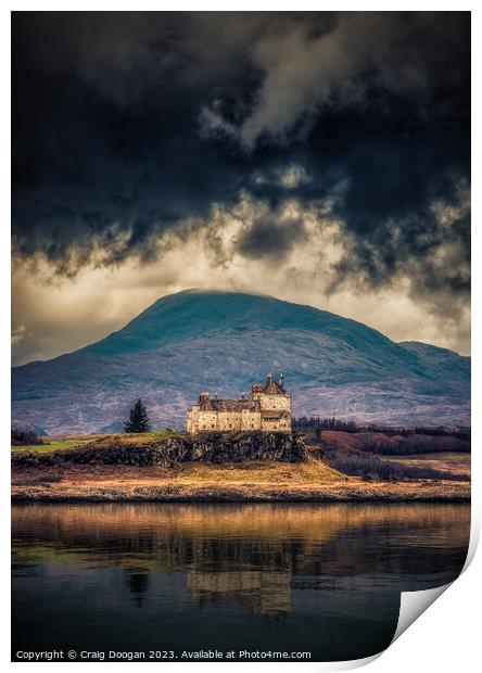 Duart Castle - Isle of Mull Print by Craig Doogan