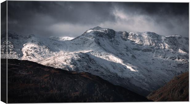 Bow Fell Canvas Print by Simon Wrigglesworth