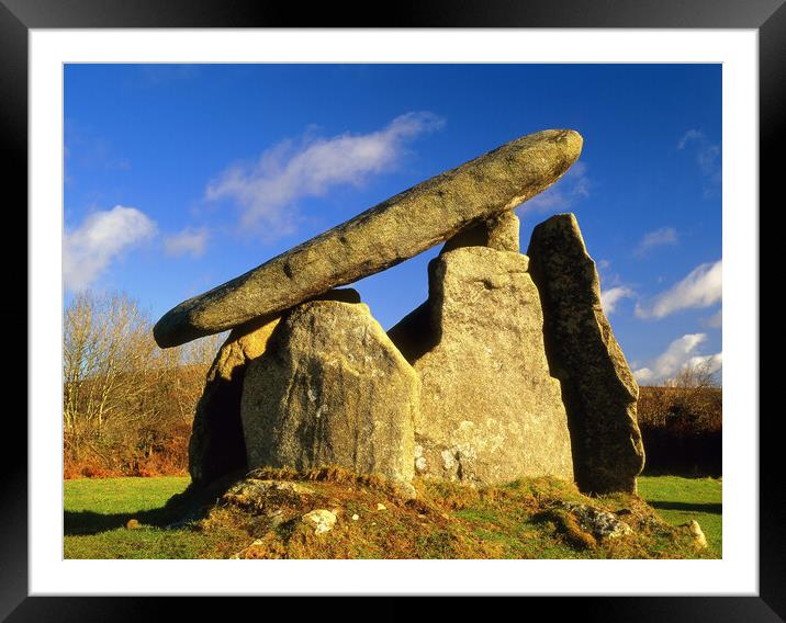 Trethevy Quoit, Cornwall Framed Mounted Print by Darren Galpin