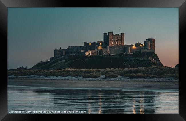 Bamburgh Castle Framed Print by Liam Roberts