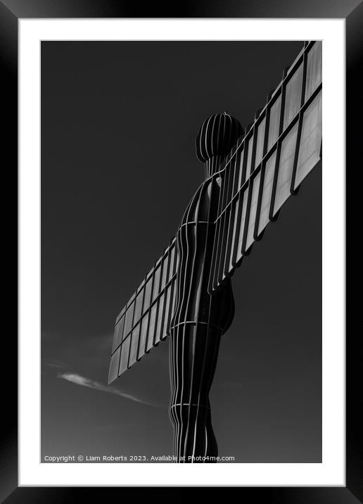 Angel of the North Framed Mounted Print by Liam Roberts