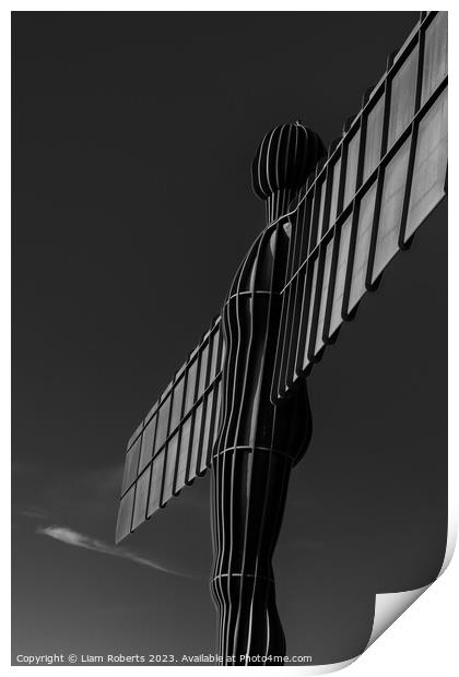 Angel of the North Print by Liam Roberts