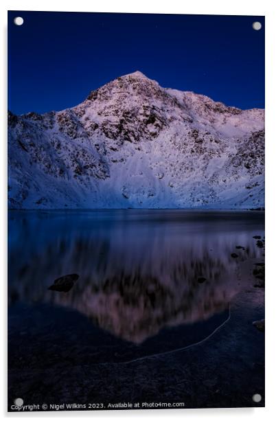 Snowdon Acrylic by Nigel Wilkins