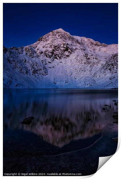 Snowdon Print by Nigel Wilkins