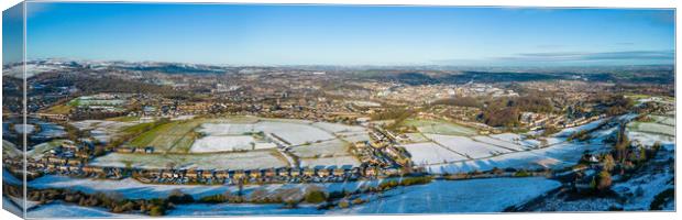 Huddersfield Panoramic Canvas Print by Apollo Aerial Photography