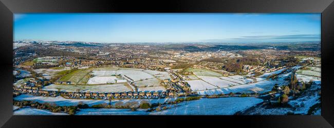 Huddersfield Panoramic Framed Print by Apollo Aerial Photography