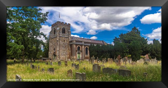 London, St Lawrence Whitchurch Framed Print by Margaret Ryan